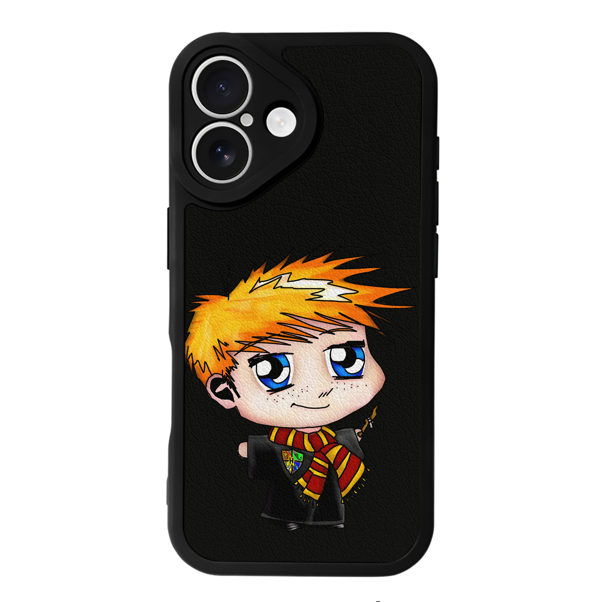 （画像用） Harry Potter ハリー・ポッターシリーズ 【iPhone 16シリーズ対応】シリコンスマホケース（レザー調） 材質：シリコン